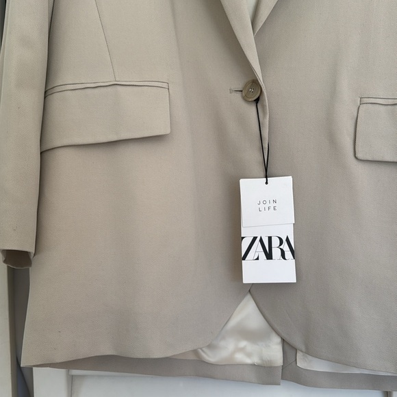 BRAND NEW Zara Oversized Blazer Size XS - Picture 4 of 6
